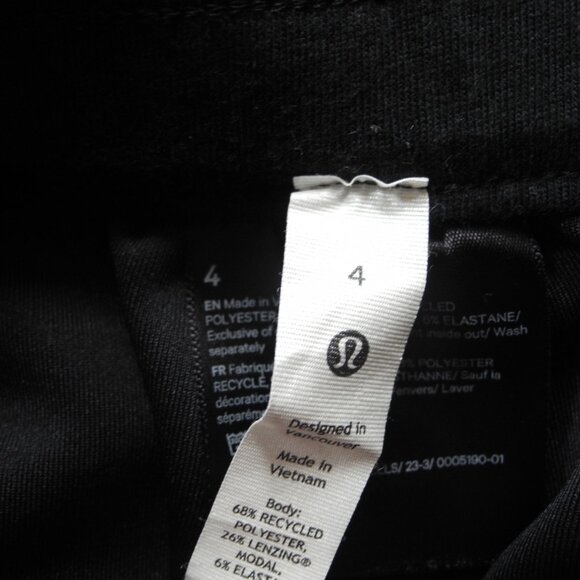 Lululemon Ribbed Softstreme Mid-Rise Wide-Leg Cropped Pant 25" size 4 - Picture 5 of 5